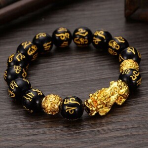 12mm Feng Shui Bracelet - Attract Fortune And Wealth