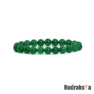 Green Agate Bracelet - 6mm
