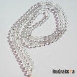 Concentration and Calm - Sphatik Mala 18mm
