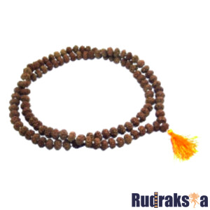7 Mukhi Rudraksha Mala/Necklace - 108 Beads