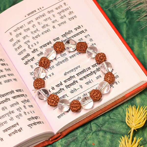 rudraksha sphatik bracelet