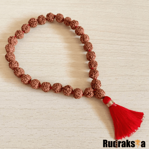 rudraksha wrist mala