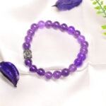 amethyst bracelet with buddha